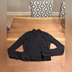 Lululemon Black cropped half-zip Jacket